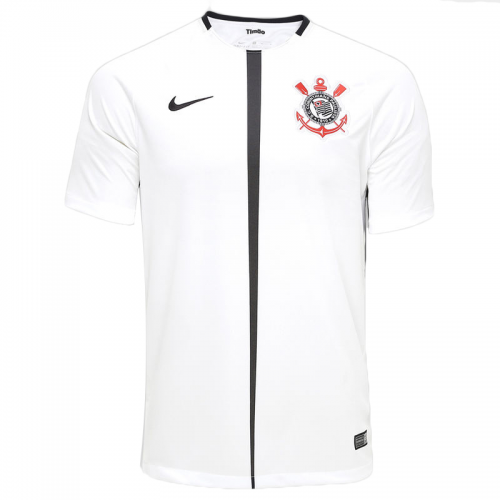 2017-18 SC Corinthians Home Soccer Jersey Shirt